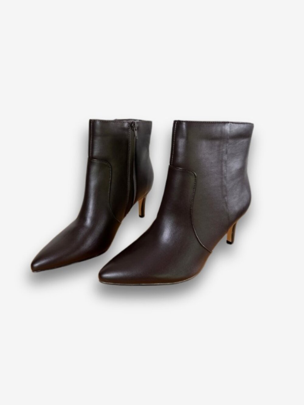 Banana Republic Factory Pointed Toe Ankle Boots Brown Size 7 NWOT